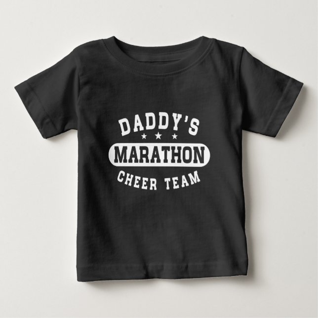Das Marathon-Beifall-Team des Vatis Baby T-shirt (Vorderseite)
