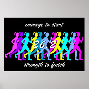 das Marathon der Frauen Poster