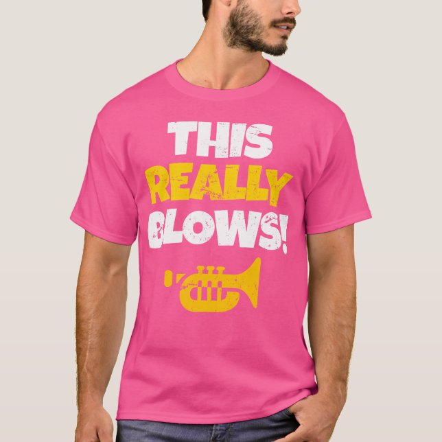 Das Marching der Schulband bläst Trump T-Shirt (Vorderseite)