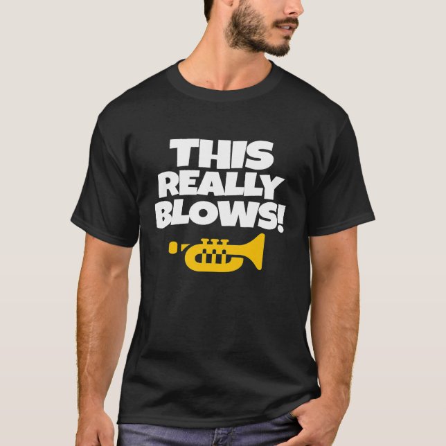 Das Marching der Schulband bläst Trump T-Shirt (Vorderseite)