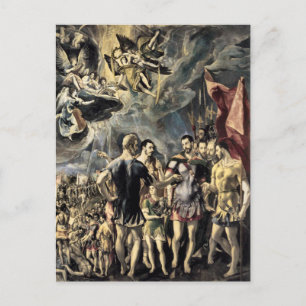 Das Martyrium des Hl. Mauritius von El Greco Postkarte