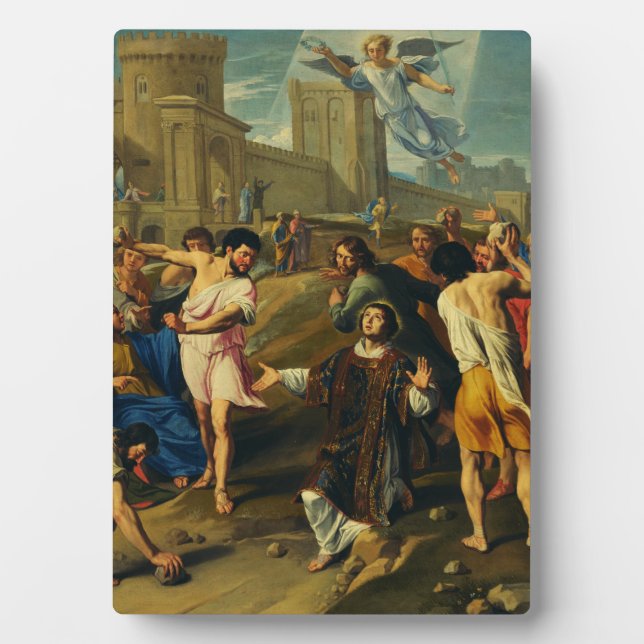 Das Martyrium von Saint Stephen Fotoplatte (Vorderseite)