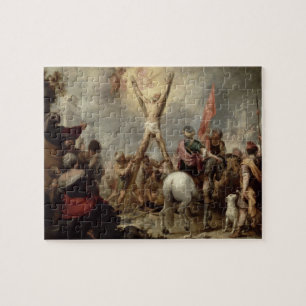 Das Martyrium von St Andrew, 1675-82 (Öl auf canva Puzzle