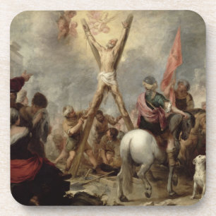 Das Martyrium von St Andrew, 1675-82 (Öl auf canva Untersetzer