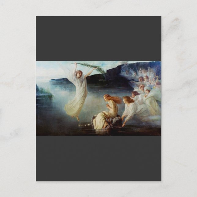 Das Martyrium von St. Christina Feiertagspostkarte (Vorderseite)