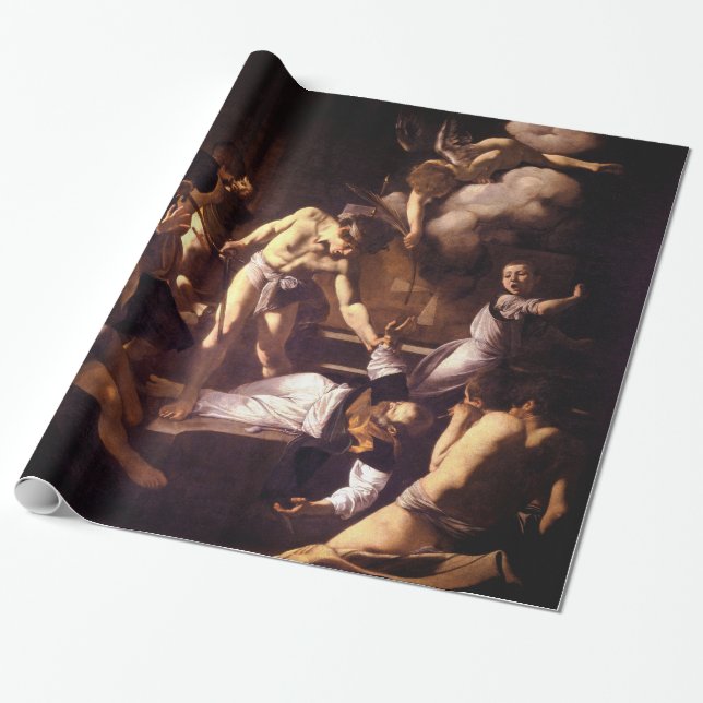 Das Martyrium von St Matthew durch Caravaggio 1600 Geschenkpapier (Ungerollt)
