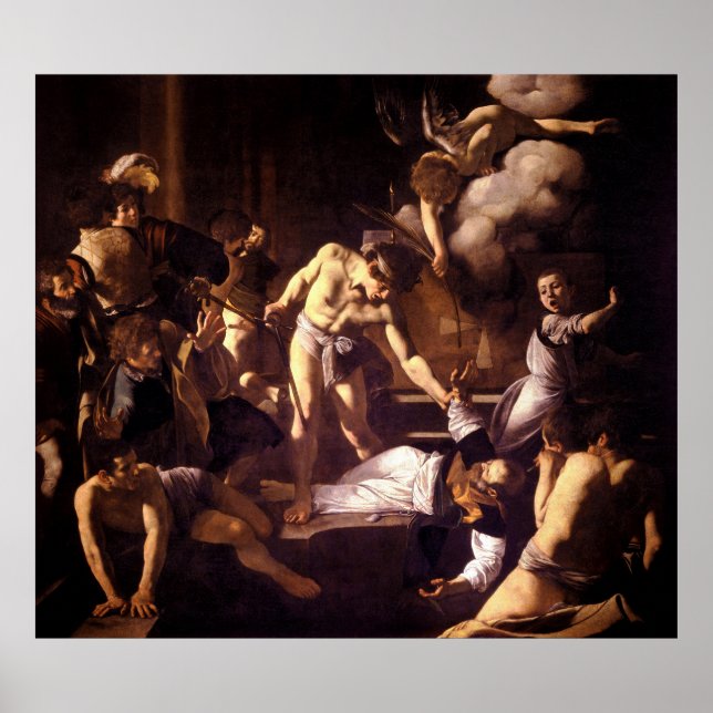 Das Martyrium von St. Matthew von Caravaggio 1600 Poster (Vorne)