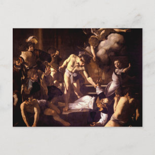 Das Martyrium von St. Matthew von Caravaggio 1600 Postkarte