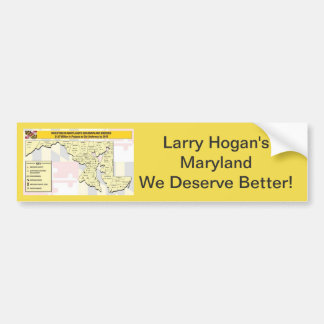 Das Maryland-Autoaufkleber Larryhogans Autoaufkleber