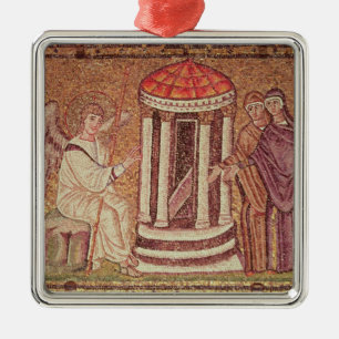 Das Marys am Grab Silbernes Ornament
