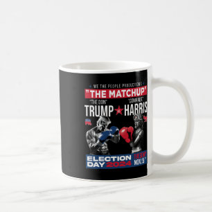 Das Matchup The Don Und Genosse Harris - Pro Trump Kaffeetasse