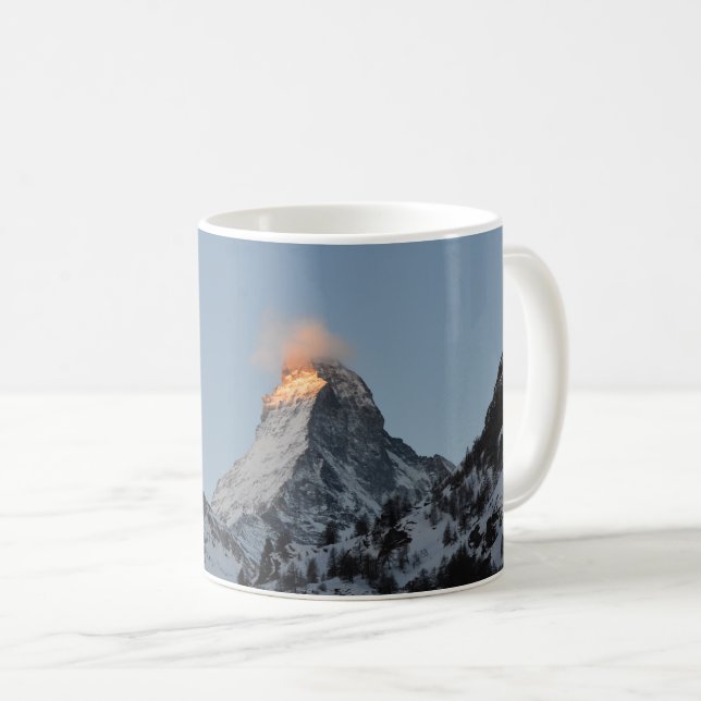 Das Matterhorn Kaffeetasse (VorderseiteRechts)