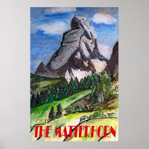 Das Matterhorn Poster