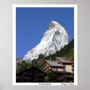 Das Matterhorn-Poster Poster