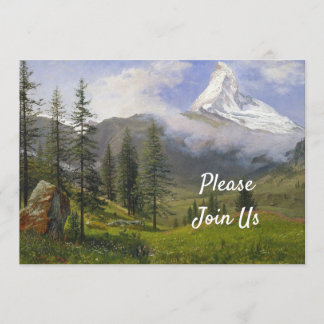 Das Matterhorn zum Geburtstag Einladung