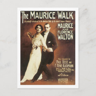 Das Maurice Walk Vintage Songbook Cover Postkarte