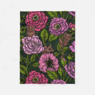 Das Mäuse-Party Fleecedecke