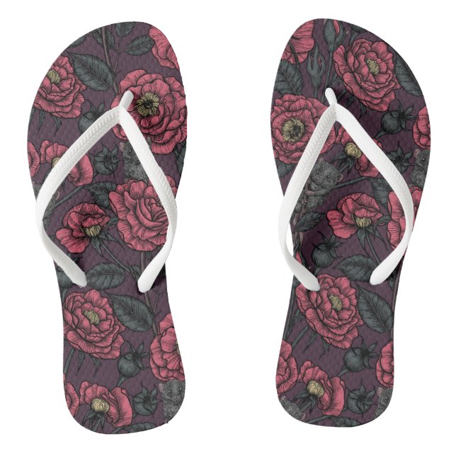 Das Mäuse-Party Flip Flops (Fußbett)