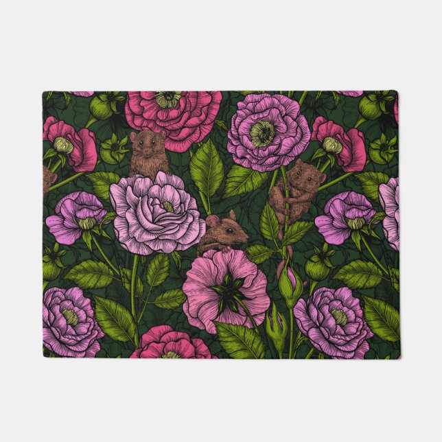 Das Mäuse-Party Fußmatte (Vorderseite)