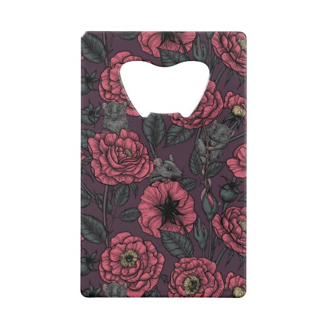 Das Mäuse-Party Geldbeutel Flaschenöffner (Vorderseite)