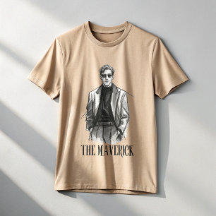 Das Maverick   Bold Alpha Mindset T-Shirt