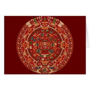 Das Maya (aztekische) Kalender-Rad