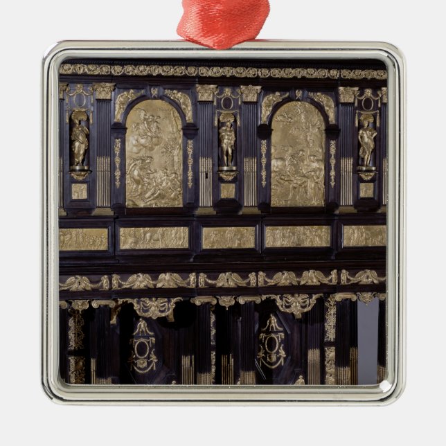 Das Medici Kabinett, Franzosen, c.1630 Ornament Aus Metall (Vorne)