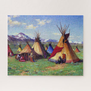 Das Medizin-Tipi Joseph Henry Sharp 1903 Puzzle
