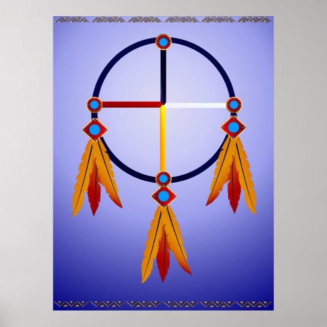 Das Medizinrad-Poster Poster (Vorne)