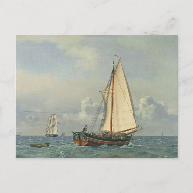 Das Meer, 1831 Postkarte (Vorderseite)