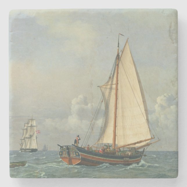 Das Meer, 1831 Steinuntersetzer (Vorderseite)