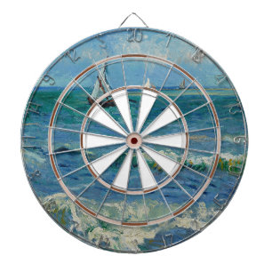 Das Meer am Les Saintes Maries de la Mer Van Gog Dartscheibe
