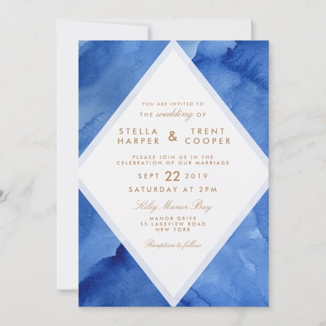 Das Meer Einladung (Vorderseite)