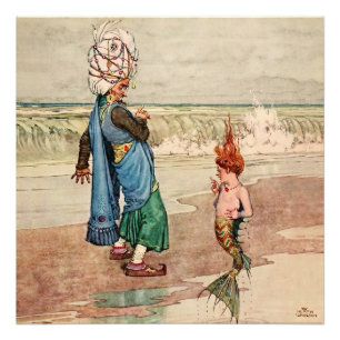„Das Meer-Kind“ von W Heath Robinson Fotodruck