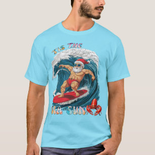 Das Meer-Sonne - Surfen im Santa T-Shirt