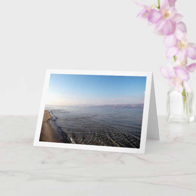 Das Meer von Galiläa, Israel Karte (Orchidee)