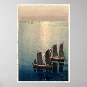 Das Meer von Hiroshi Yoshida Poster