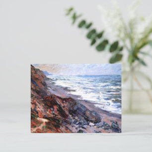 Das Meer von Pourville bei Monet, Postcard Postkarte