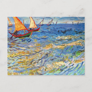 Das Meer von Saintes-Maries von Vincent van Gogh Postkarte