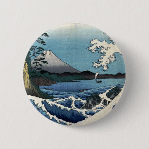 Das Meer vor Satta in der Provinz Suruga, Hiroshig Button