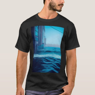 Das Meer wacht in der Stadt. T-Shirt