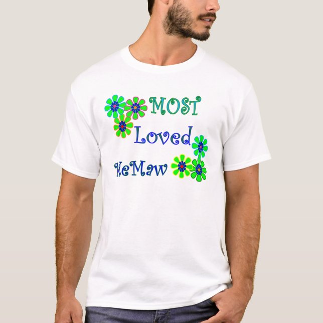 "Das meiste Geschenke geliebter MeMaw" Mutter T-Shirt (Vorderseite)