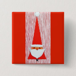 Das meiste schöne Vintage Weihnachten Sankt Button