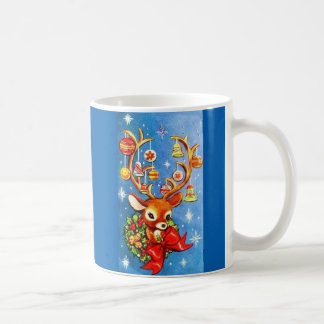 Das meiste schöne Vintage Weihnachtsren Tasse
