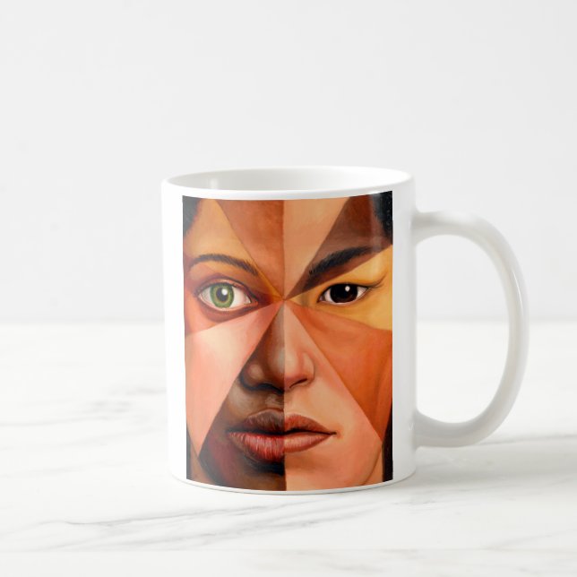 Das menschliche Gesicht Kaffeetasse (Rechts)