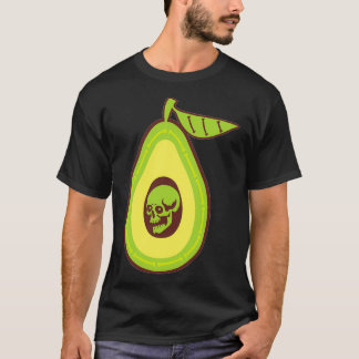 Das menschliche Schädeldenken an Avocado T-Shirt