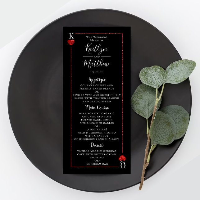 Das Menü für die Zusammenstellung von Monogram-Kar Menükarte (Von Creator hochgeladen)