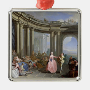 Das Menuett Ornament Aus Metall