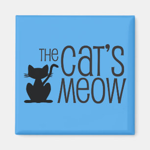 Das Meow Magnet der Katze