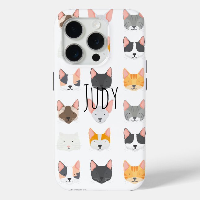 Das Meow-Personalisierte der Katze Case-Mate iPhone Hülle (Rückseite)